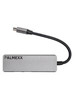 Хаб PALMEXX 5в1 USB-C to HDMI+2*USB3.0+CR /HUB-005