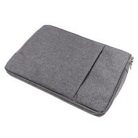 Чехол сумка PALMEXX для ноутбука 13.3" с карманом /серый/