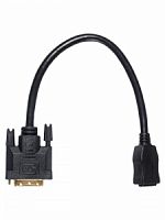 Адаптер PALMEXX ADP004 DVI(m)-HDMI(f), 0.15м, чёрный