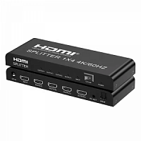 Сплиттер PALMEXX SPT-14V20 1HDMI*4HDMI, HDMI2.0, 4k@60Hz YUV 4:4:4 HDR, Audio Extractor