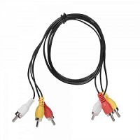 Кабель PALMEXX AV RCA (тюльпаны) 1m