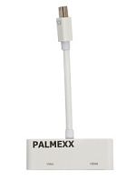 Хаб PALMEXX 2в1 mDP to HDMI+VGA /HUB-071