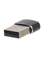 Переходник PALMEXX USB Type C - USB / чёрный