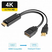 Адаптер PALMEXX HDMI(m)-DisplayPort(f), 4K