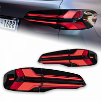 Тюнинг фонари для BMW X5 G05 в стиле рестайлинг / красные