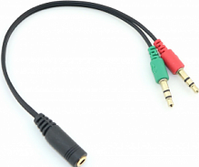 Адаптер PALMEXX ADP015 Audio Jack 3.5mm (F) - 2*Jack 3.5mm (M)