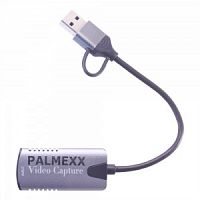 Устройство видеозахвата PALMEXX VCAP-002 HDMI to USB-C+USB