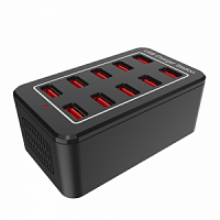 Зарядная станция PALMEXX YFY-A91 10*USB (5V-2.4A) 50W